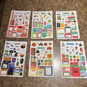 Seasonal Sticker Set for Planners